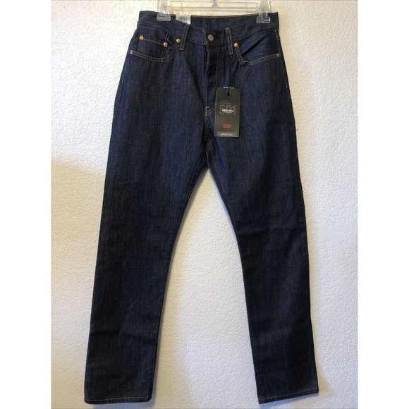 NWT Levis 501 Original Women's Jeans 29x32 High Rise Fitted Hip & Thigh Cotton - Picture 1 of 8